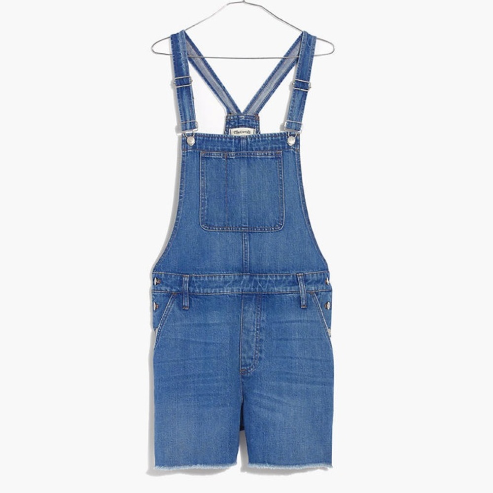 {Madewell} Adirondak short overalls